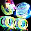 20 Pack LED Glow Bracelets Party Favors for Kids Glow in The Dark Party Supplies, LED Bracelet Light Up Toys Neon Birthday Wedding Gifts, Goodie Bags Stuffers, Classroom Games Prizes Patriotic view 1