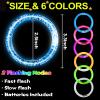 20 Pack LED Glow Bracelets Party Favors for Kids Glow in The Dark Party Supplies, LED Bracelet Light Up Toys Neon Birthday Wedding Gifts, Goodie Bags Stuffers, Classroom Games Prizes Patriotic view 4