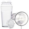 Reflo Smart Cup Bundle (Clear 2-Pack) Montessori Weaning Transition Training Cup, Slow-Spill Open-Rim Design, 360 Slow-Flow-Control, BPA-Free, Made in USA, E-Guide via QR Code view 2