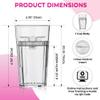 Reflo Smart Cup Bundle (Clear 2-Pack) Montessori Weaning Transition Training Cup, Slow-Spill Open-Rim Design, 360 Slow-Flow-Control, BPA-Free, Made in USA, E-Guide via QR Code view 4