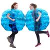 Theefun 2 Pack Bumper Balls: 36-inch Inflatable Sumo Ball Durable PVC Body Bubble Soccer - Giant Human Hamster Knocker Body Zorb Ball for Kids and Adults Physical Outdoor Toys, Blue view 1