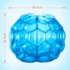 Theefun 2 Pack Bumper Balls: 36-inch Inflatable Sumo Ball Durable PVC Body Bubble Soccer - Giant Human Hamster Knocker Body Zorb Ball for Kids and Adults Physical Outdoor Toys, Blue view 4