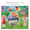 Little Folk Visuals Felt Fun: Birthday Party Precut Flannel/Felt Board Figures with 13x15 Inches Mounted Playboard, 26 Pieces Set view 4