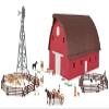 John Deere Round Barn Set 1/64 Scale Play Set with Accessories 73 Pieces view 1
