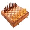 StonKraft 12" x 12" Inch Wooden Foldable Chess Board Game Set with Wooden Chess Pieces + Colored Chess Book view 2