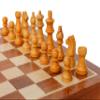 StonKraft 12" x 12" Inch Wooden Foldable Chess Board Game Set with Wooden Chess Pieces + Colored Chess Book view 4