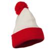 Unisex Acrylic Red White Long Beanie Waldo Costume Crown 8'' Deep Cap view 3