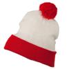 Unisex Acrylic Red White Long Beanie Waldo Costume Crown 8'' Deep Cap view 4