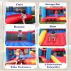 ACTION AIR [Updated Version] Bounce House, Inflatable Bouncer with Air Blower, Jumping Castle with Slide, Family Backyard Bouncy Castle, Durable Sewn with Extra Thick Material, Idea for Kids (C-9745) view 3