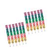 Fun Express Plastic Stackable Bear Pencils, Stacking Point Pencils, 5 in 1 Colorful Pencils for Party Supplies for Birthday Favors or School view 1