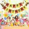 17 Pcs Construction Vehicle Happy Birthday Banner include Excavator Bulldozer Truck view 3