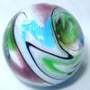 Handmade Collectible 1 Inch Glass Sonata Marbles - Pack of 3 Marbles w/ Stands view 1