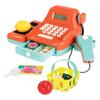 Battat  Interactive Kids Cash Register with Scanner & Sounds  26 Pieces Pretend Play Shopping Set with Light  Up Scanner, Play Money & Card  Educational Toy for Learning & Fun  3+ Years view 1