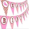 Cowgirl Happy Birthday Banner Pennant view 1