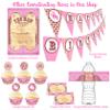 Cowgirl Happy Birthday Banner Pennant view 2