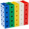 Didax Educational Resources 1-inch 1" Measurement Linking Cubes, 50 pcs, Multi (211060) view 1