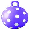 Hedstrom Purple Polka Dot Hopper Ball, Kid's Ride-on Toy, Bouncy Hopping Ball with Handle - 15 Inch view 1