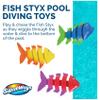 SwimWays Fish Styx Kids Fish-Shaped Pool Diving Toys (3 Pack), Bath Toys & Pool Party Supplies for Kids Ages 5 and Up view 2