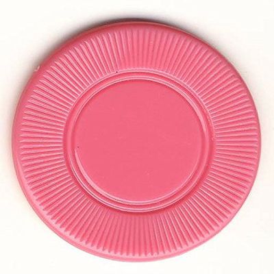 100 Pink 3.1 g Light Weight Interlocking Plastic Roulette Poker Chips