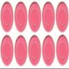 100 Pink 3.1 g Light Weight Interlocking Plastic Roulette Poker Chips view 2
