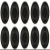 100 Black 3.1 g Light Weight Interlocking Plastic Roulette Poker Chips view 2