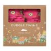 Angel Dear Monster Twin Set Blankies Box, Fuchisa Robot. view 1