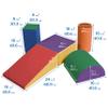 ECR4Kids SoftZone Climb and Crawl Playset, Building Blocks, Assorted, 5-Piece view 2