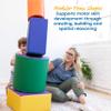 ECR4Kids SoftZone Climb and Crawl Playset, Building Blocks, Assorted, 5-Piece view 3
