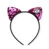 8pcs Cat Ears Headbands Shine Sequins Hair Bands Hair Hoop Headwear for Party Costume Daily Decorations view 2