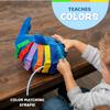 Buckle Toys - Blu Whale - Develop Motor Skills and Problem Solving - Counting and Color Recognition - Easy Travel Toy - Learning Material - Pre K Activity Stuffed Animal view 3