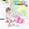 GIDGOD Remote Control Electronic Plush Unicorn Toy Pet for Girls 2-4 3-6 Years Old,Interactive Walking Wiggle Bottom,RC Leash Pink Unicorn Toy for 5 Years Old Toddler Kids Christmas Birthday Gift view 2