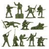 BMC WW2 Iwo Jima Plastic Army Men - Island, Tanks & Soldiers 72pc Playset view 3