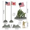 BMC WW2 Iwo Jima Plastic Army Men - Island, Tanks & Soldiers 72pc Playset view 4