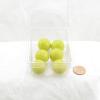 Wondertrail Yellow Opaque 22mm Glass Marbles Pack of 6 WONGM202 view 1