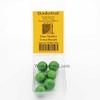 Wondertrail Green Opaque 22mm Glass Marbles Pack of 6 WONGM203 view 1