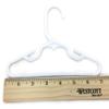 24 White Plastic Hangers(2 Dozen) fits 18 Inch Dolls Clothes 18" Doll Clothing view 2