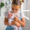 15" Realistic Soft Body Baby Doll with Open/Close Eyes | JC Toys - Berenguer Boutique | Bottle & Pacifier | Grey | Ages 2+ view 4
