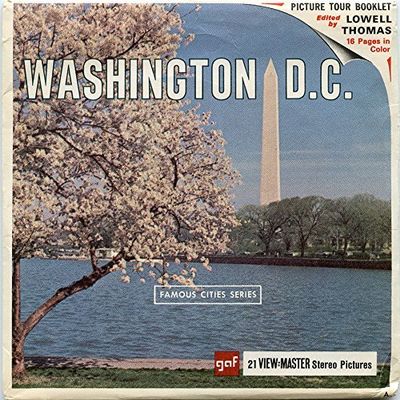 ViewMaster - Washington, D.C.- Capitol 3 Reel Set- 21 3D Images from The 1990s