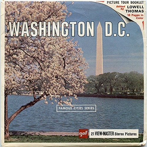 ViewMaster - Washington, D.C.- Capitol 3 Reel Set- 21 3D Images from The 1990s