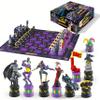 The Noble Collection The Batman Chess Set (The Dark Knight vs The Joker) view 1