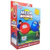 Wicked Mega Bounce XL - The World's Bounciest Inflatable Ball! Extra Large Bounce Ball for All Terrain Bounceability! Super Grip Graphics Outdoor Exercise Ball to Catch Easily. Blue or Red view 1