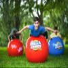 Wicked Mega Bounce XL - The World's Bounciest Inflatable Ball! Extra Large Bounce Ball for All Terrain Bounceability! Super Grip Graphics Outdoor Exercise Ball to Catch Easily. Blue or Red view 4