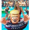 NinoStar MAKE SUMMER Time GREAT AGAIN - with Donald Trump, American Pool Float #TrumpFloat view 2