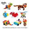 OMGOD 640pcs Building Sticky Blocks Connect Toys, Basic Mix Construction STEM Assembling Educational Interlocking Toys for Boy Age 3 4 5 view 2