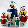 Nesting Dolls Snowmen Set 5 pcs - Christmas Decorations Snowman view 1