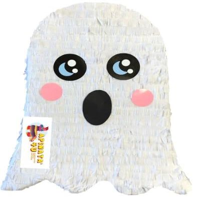 20" Tall White Ghost Pinata Holloween Theme Monster Bash Party Happy Booday 1st Birthday