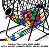 GSE Games & Sports Expert Deluxe Bingo Game Set with Large Steel Cage, Master Board, 75 Colored Balls, 500 Chips, 50 Bingo Cards for Large Groups, Parties, Game Night view 3