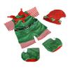 Christmas Elf Teddy Bear Clothes Outfit Fits Most 14"-18" Build-a-Bear and Make Your Own Stuffed Animals view 3