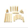24 Piece Tegu Magnetic Wooden Block Set, Natural, 1-99 years old view 2