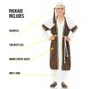 fun shack Brown Shepherd Costume for Kids, Boys Shepherd Costume, Christmas Costumes for Kids, Boys Nativity Costumes, Large view 3